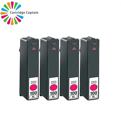 4M Ink Cartridge For Lexmark 100XL Impact S305 Interpret S405 Pro202 Pro805 • £4.69