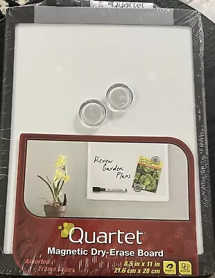 Quartet Magnetic Whiteboard 8-1/2  X 11  White Board For Wall Dry Erase Board  • $6