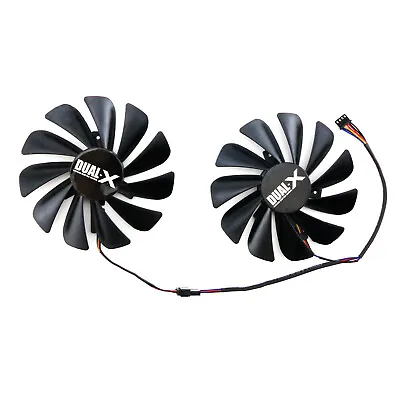 For Sapphire R9 380 R9 390 Graphics Card Replacement 1 Pair Cooling Fan Cooler • $20.25