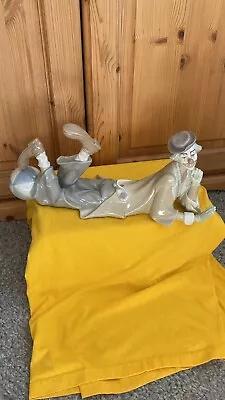 Lladro Clown Lying Down With Ball Retired Perfect No Issues  • £25