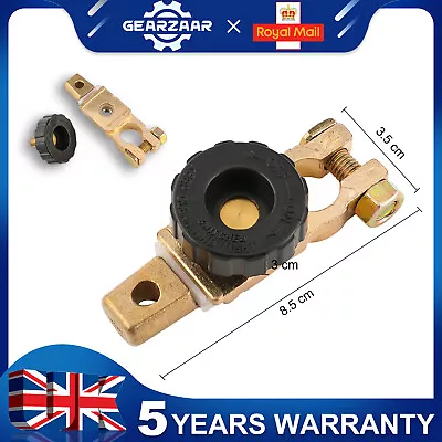 Universal Car Vehicle Battery Switch Isolator Terminal Cut-off Disconnect Master • £5.69