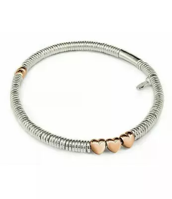 £60 • Buy Brand New Genuine Links Of London Xs Rose Gold Vermeil Heart Sweetie Bracelet