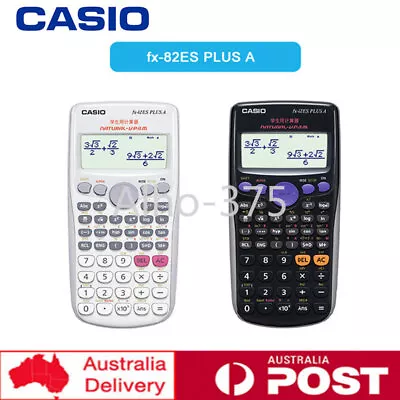 CASIO FX-82ES Plus A Scientific Calculator 252 Functions School Student 10+2Digi • $32.99