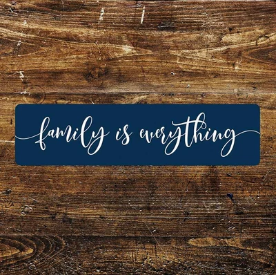 £3.99 • Buy Family Is Everything Quote  Metal Sign Plaque