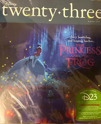 D23 Disney Twenty-Three Magazine Winter 2009 New The Princess And The Frog • $15