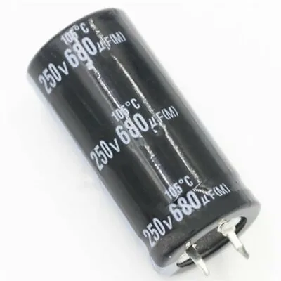 250V 47uF 100uF 150uF 220uF 330uF 470uF 680uF 2200uF MFD Electrolytic Capacitor • £4.19