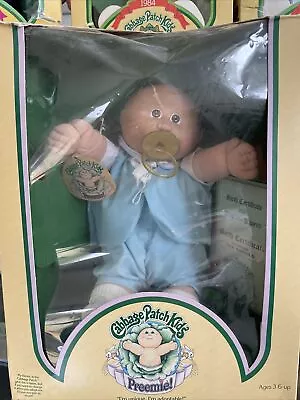 Vintage 1983 Cabbage Patch Preemie With Pacifier Doll New In Box Rick Raynold • $30