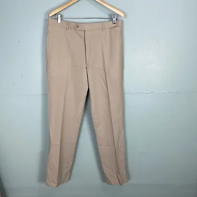 Prada Tan Mens Dress Pants Trousers Sz IT 54 XXL 38 Wool • $79.20