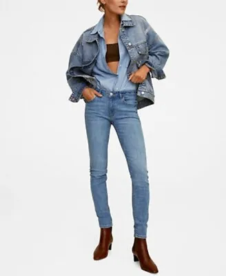 Mango (MNG) Denim Kim Skinny Jeans Size EUR 32 Size 4 UK - New Without Tags • £8