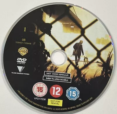 I Am Legend - Will Smith - DVD Disc Only In A Clear Sleeve - Free Postage • £2.25