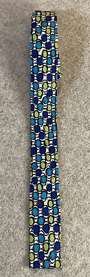 Vintage Square Skinny Geometric Hipster Mod Carnaby Tie Necktie Delora NY 1960s • $25.88