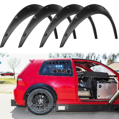 4.5  Fender Flares Flexible Extra Wide Wheel Arches For Volkswagen Golf MK4 Mk5 • $69.11