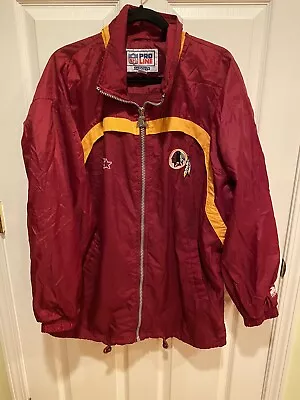 VTG Washington Redskins Proline Starter Windbreaker Jacket Size Large Nylon • $44.99