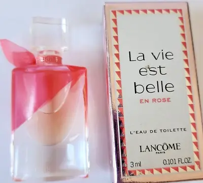 Lancome La Vie Est Belle En Rose Eau De Toilette MINI Splash  3ml • £18.01