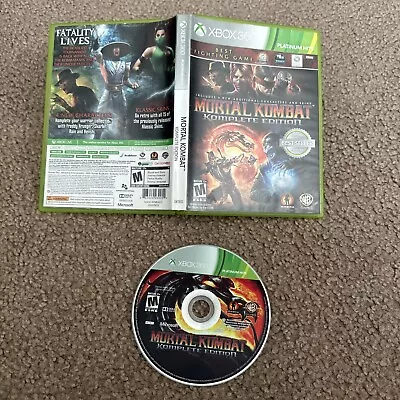 Mortal Kombat Komplete Edition Xbox 360 (Microsoft Xbox 360 2012) Complete Ed. • $19.99