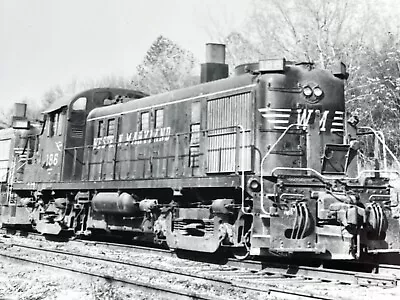 DH) Artistic Photograph 1974 Western Maryland Railroad Train Engine 186 • $14.50