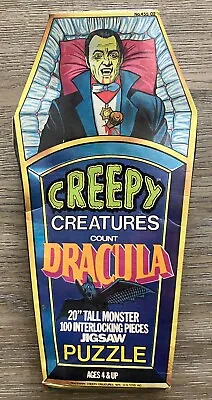 Vintage Monster Dracula 1974 Puzzle Coffin Box Scarce! • $39.99