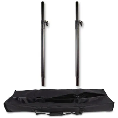 £39.99 • Buy DYProAudio Pair Of DJ PA Adjustable Speaker Poles 35mm Inc Bag Case Heavy Duty