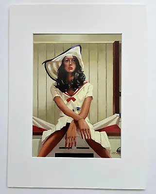 Jack Vettriano MOUNTED Print -  Below Deck  16  X 12  *Rare* • £17.50