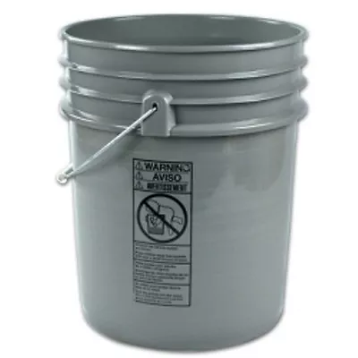 Empty 5 Gallon Plastic Bucket W/ Lid  • $23.50