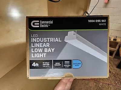 New & Unused Comercial Electric 4ft. Low Bay Integrated LED Light 9000 Lumens • $74.99