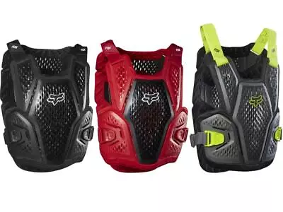 $99.95 • Buy Fox MX Raceframe Roost Black Red Youth Chest Protector Guard/Deflector MX ATV 23