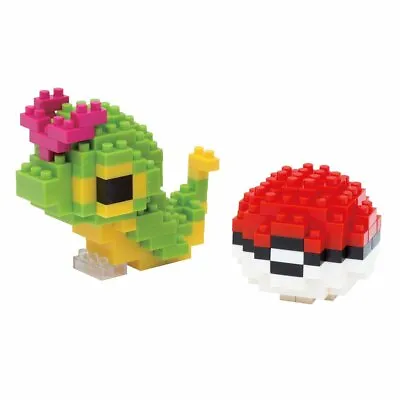 NANOBLOCK POKEMON CATERPIE & POKE BALL Building Block Nanoblocks Nano NBPM 010 • $24.95