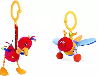 Tolo Baby Rattles Wiggly Jigglie Car Seat / Pushchair / Pram Hanging Toys • £7