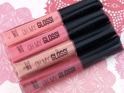 RIMMEL Oh My Gloss! Moisturising Lip Gloss With Vitamin E Argan Oil *ALL SHADES* • £6.49