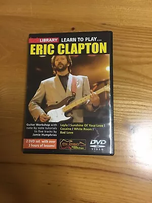 Learn To Play - Eric Clapton (DVD 2006) • £10