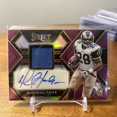 2023 Select Marshall Faulk Auto/jersey /49 • $45