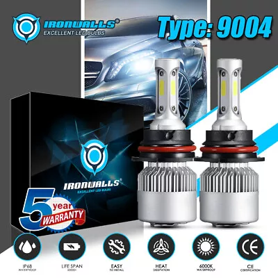 3-Sided 9004 HB1 LED Bulb Headlight 6000K For TOYOTA 4Runner 1992-1995 HID White • $18.99