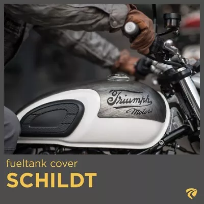 $300 • Buy 'SCHILDT' Triumph Gas Tank Cover (Street Scrambler, Street Twin, Bonneville)