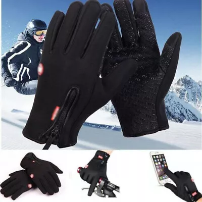  Men Women Windproof Waterproof Winter Gloves Touch Screen Warm Thermal Mittens • $7.95