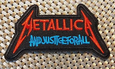 Metallica (band) And Justice For All Embroidered Patch Iron-On Sew-On US Ship • $4.25