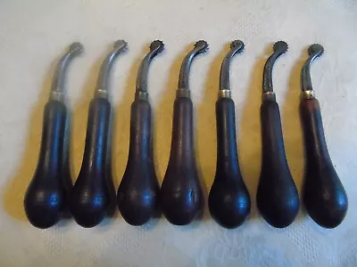 Vintage Leather Working Tools 7 CS Osborne Overstitches' 5 6 7 8 9 10 11 • $175
