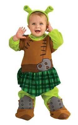 £19.10 • Buy Licensed Infant Baby Shrek Fiona Princess Warrior Fancy Dress Halloween Costume