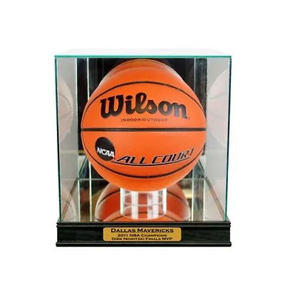 $111.77 • Buy New Dallas Mavericks Championship Glass & Mirror Basketball Display Case UV