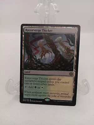 MTG - Razorverge Thicket - Phyrexia: All Will Be One Magic The Gathering  • $2.92