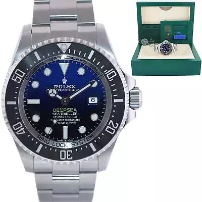 2020 NEW PAPERS Rolex Sea-Dweller Deepsea James Cameron Blue 126660 44mm Watch • $14492.13