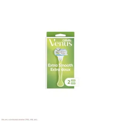 Venus Extra Smooth Green Women's Razor + 2 Razor Blade Refills • $9.99