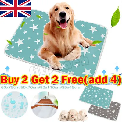 £3.99 • Buy Washable Pee Pads Mats Puppy Training Pad Toilet Wee Cat Dog Pet Supplies-UK