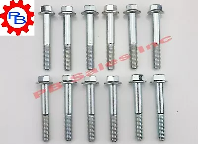 Qty 12 Zinc Pla Exh Manifold Bolts For Cummins 5.96.7 6BT QSB ISC ISL • $29.99