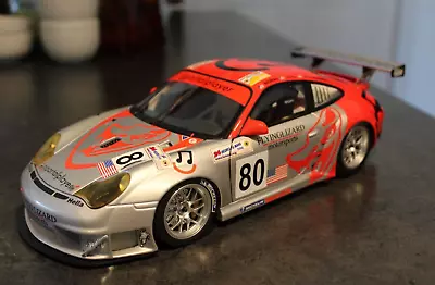 Minichamps 1/18 100 066480 - Porsche 911 GT3 RSR Lizard Racing 24H Le Mans 2006 • $74.99