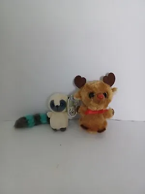 Yoohoo And Friends Keyring Bundle - Reindeer & Lemur  • £3.99