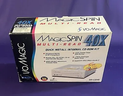 I/o Magic Spin 40x Multi-read Internal Cd-rom Dr-cd40 • $15.16