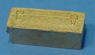 O SCALE On3 On30 TENDER BOTTOM MOUNT TOOL BOX WISEMAN BRASS PART BS-291 • $7.95