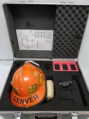 Vintage Cairns 990 Iris Infared Firefighter Helmet W/ Battery Pack Case UNTESTED • $99.99
