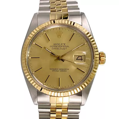 ROLEX Datejust 16013 Automatic Men's Watch • $4785