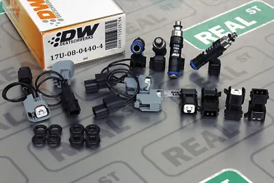 DeatschWerks Set Of 4 440cc Injectors For Civic Si 02-11 RSX K20 K24 S2000 06-09 • $329